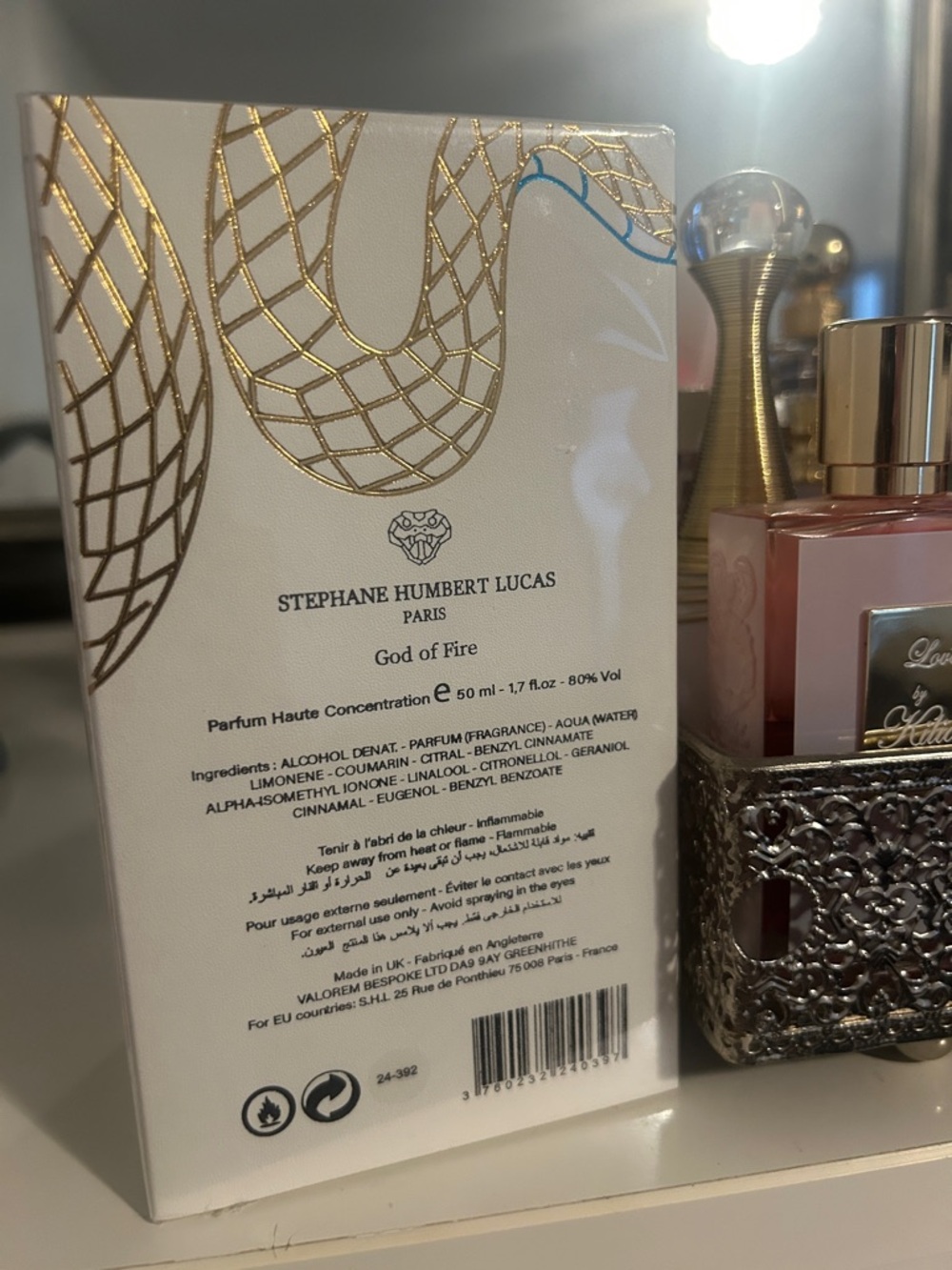 God of Fire Eau de Parfum - Turquoise - Picture 4 of 4